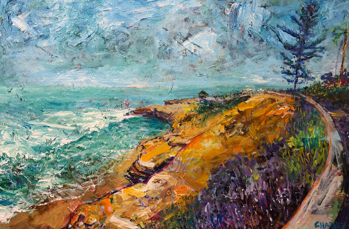 La Jolla Shores: Acrylic on Canvas