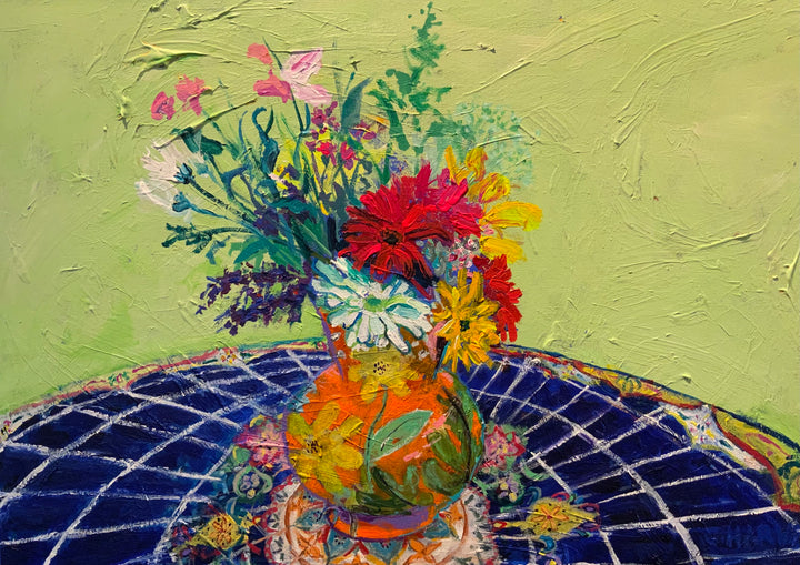 Flower Vase On The Table