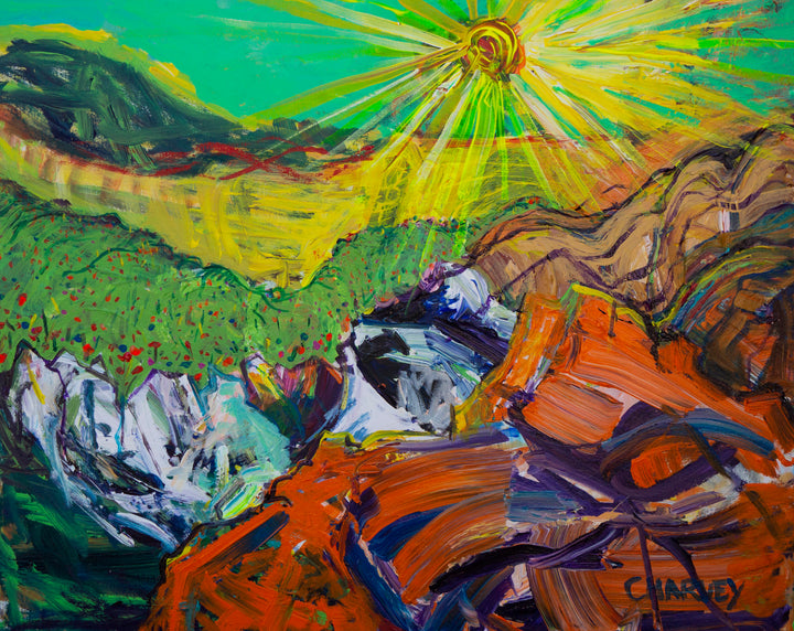 Desert Sun: Giclée - Print on Canvas