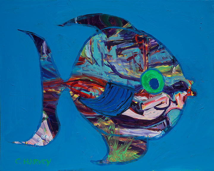 Fishy: Giclée - Print on Canvas