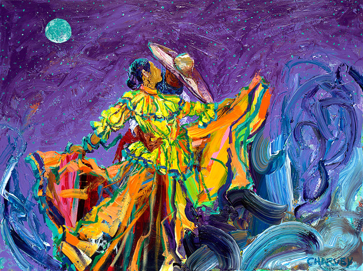 Moon Dance: Giclée - Print on Canvas