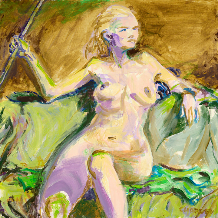 Naked Princess: Acrylic on Canvas