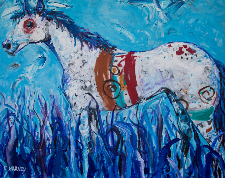 Painted Pony: Acrylic on Canvas