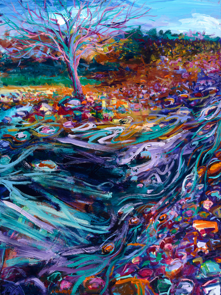 Rocky River: Giclée - Print on Canvas