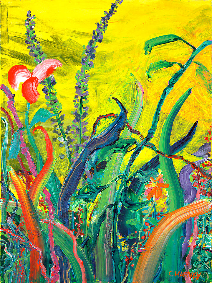 Wildflowers: Giclée - Print on Canvas