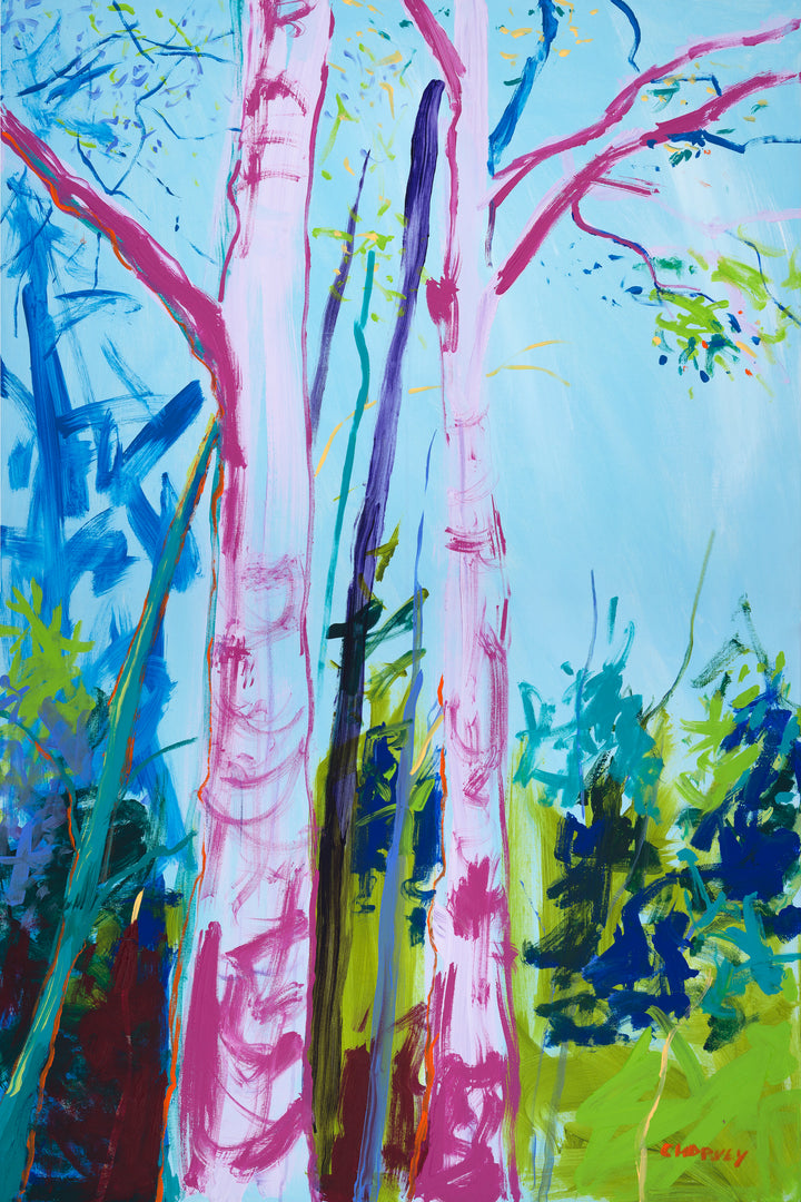 Wispy Forest: Giclée - Print on Canvas