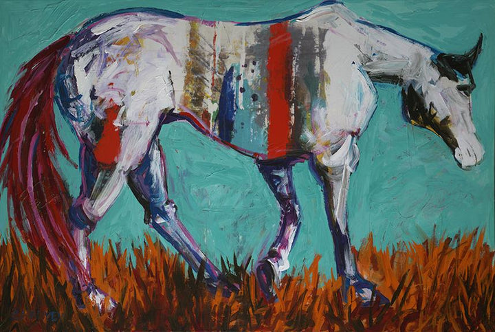 War Horse: Giclée - Print on Canvas